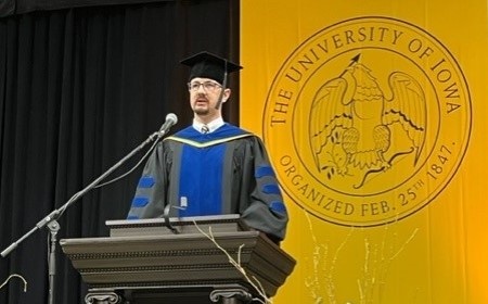 David Miles at Fall 2022 CLAS Commencement