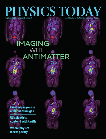 Physics Today cover Sept 2025