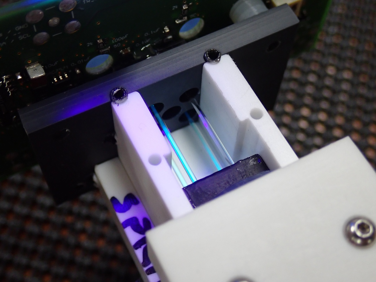 Shashlik with Capillaries Downstream