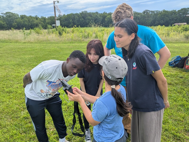 Edge of Space Team at Ashton Prairie
