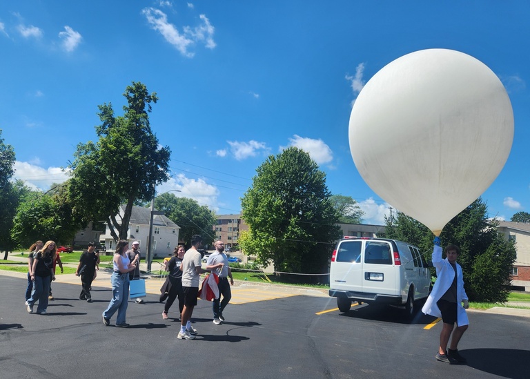 Edge of Space students launch high altitude balloon