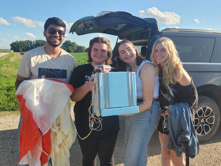 Edge of Space team recovered their device