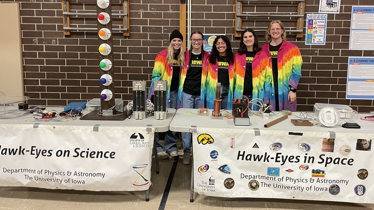 Hawk-eyes on Science team at school