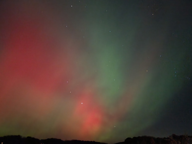 Aurora over Iowa River, Noah Wessels