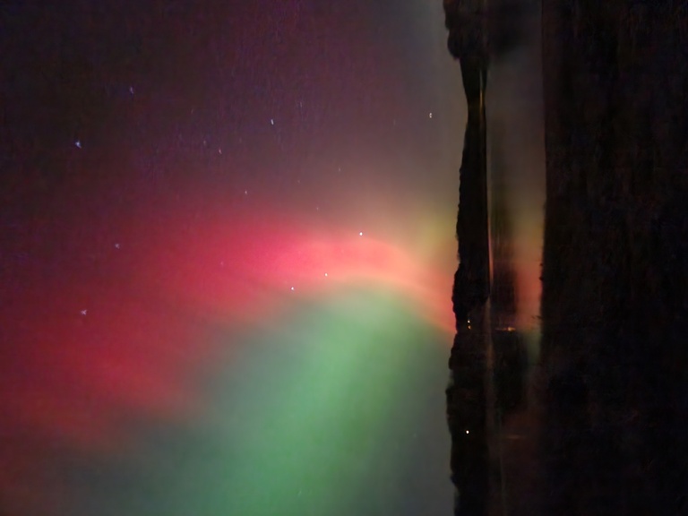 Aurora over Iowa River, Noah Wessels