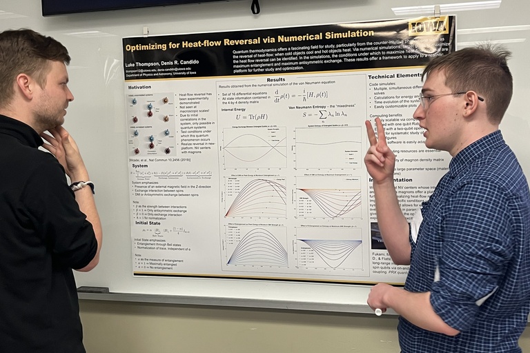 Luke Thompson at the Acevedo Poster Contest