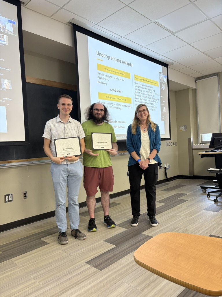 Charlie Thomas, Augustin Heitman - Undergrad Scholar Award 2026 Awards Colloquium