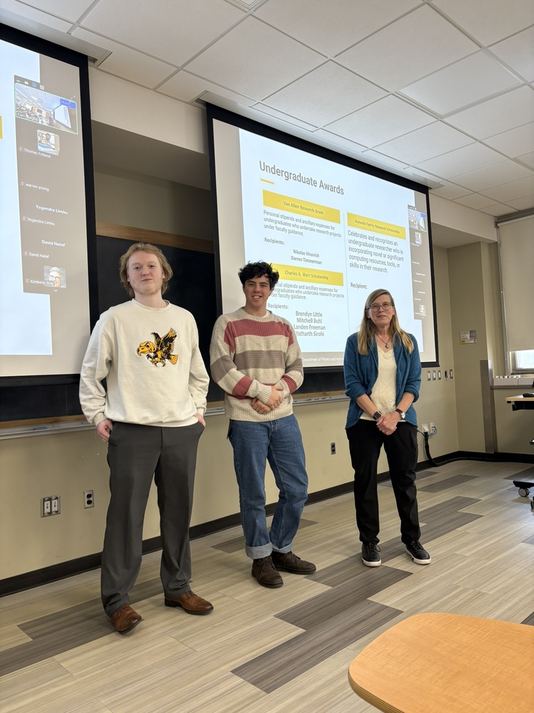 Darren Timmerman, Nikolas Vinovich - Van Allen Research Grant 2026 Awards Colloquium