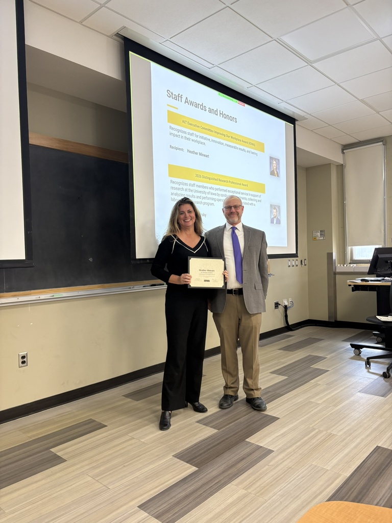 Heather Mineart - Improving Our Workplace Award (IOWA) 2026 Awards Colloquium
