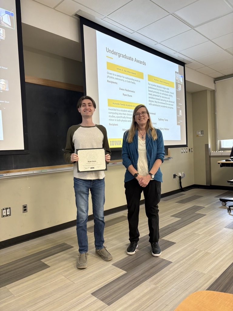 Ryan Dunn - James A Van Allen Award 2026 Awards Colloquium
