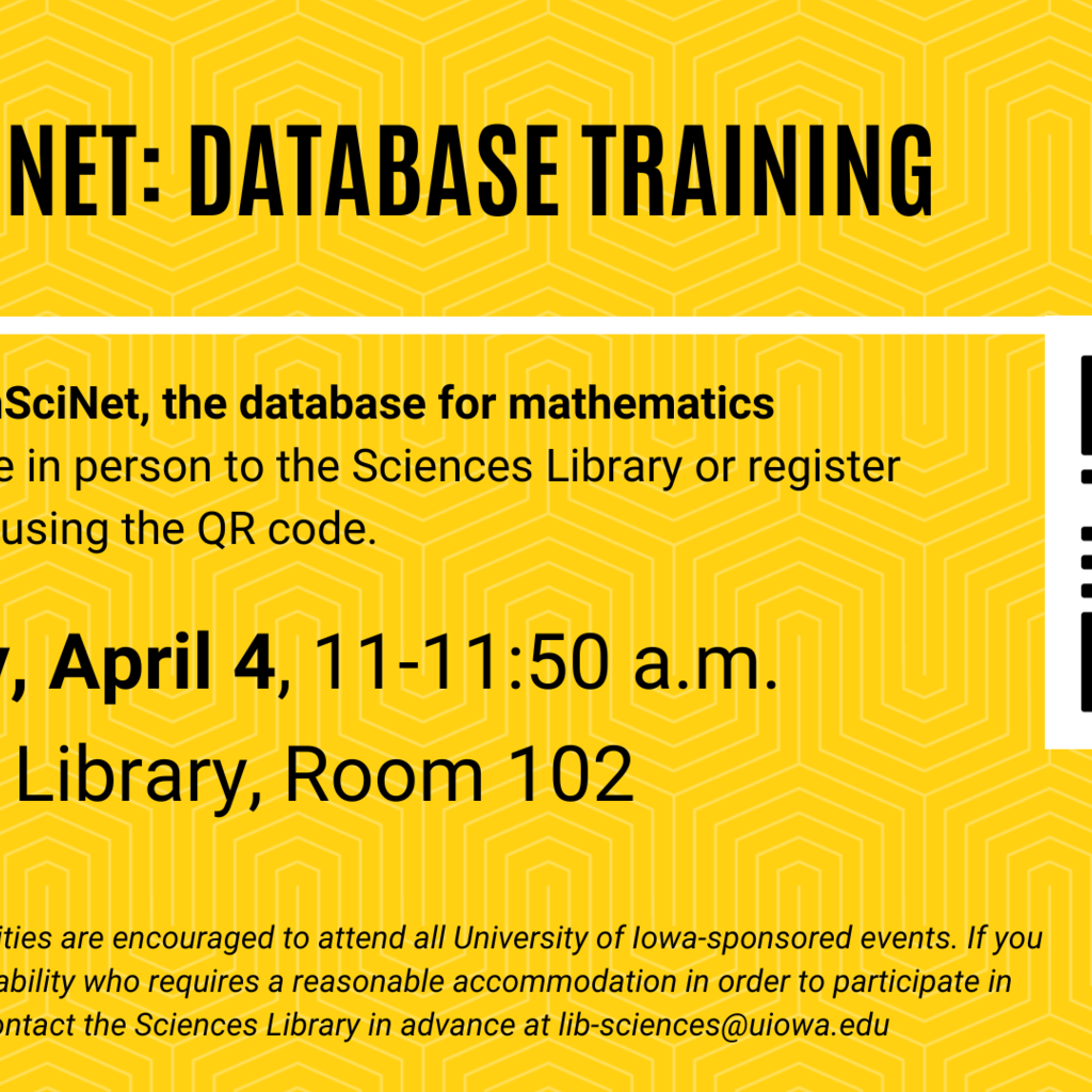 MathSciNet: Database Training promotional image