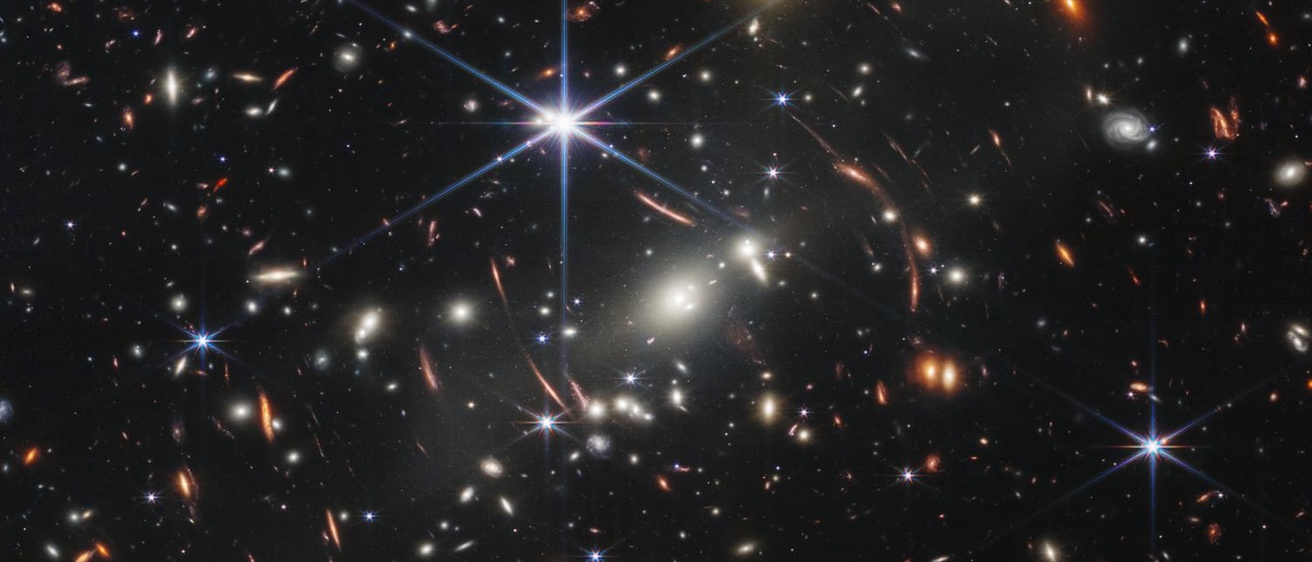 Webb Space Telescope Lensing Galaxy Cluster