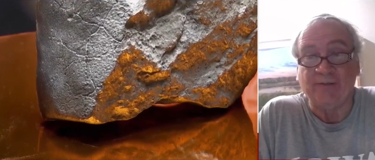 Ken Gayley and a Mars rock sold at auction