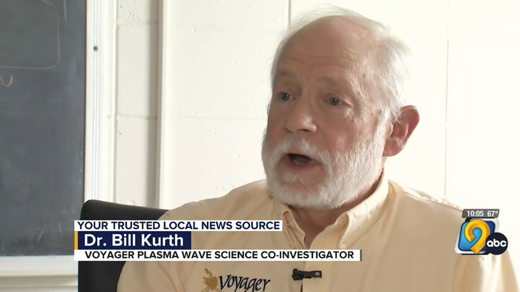 Dr. William Kurth interview image with KCRG