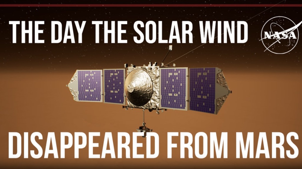 The Day the Solar Wind Disappeared from Mars graphic