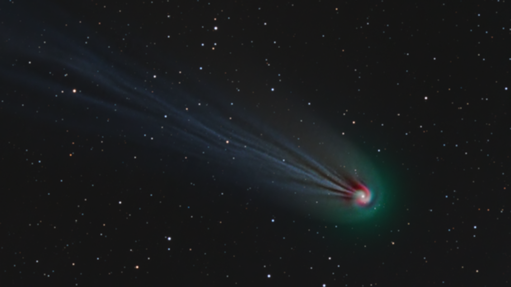 12P/Pons-Brooks comet and its rotating coma