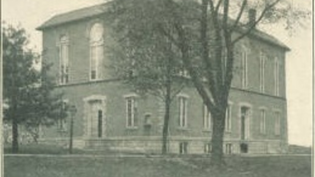 Hall of Physics building, University of Iowa, 1904